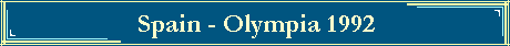 Spain - Olympia 1992